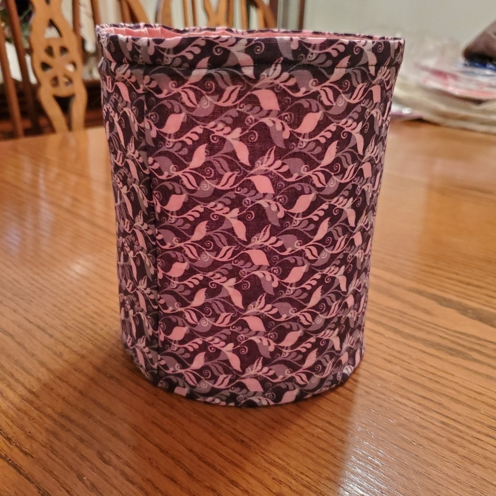 HAND CRAFTED. Petite Fabric Collapsible Waste Basket